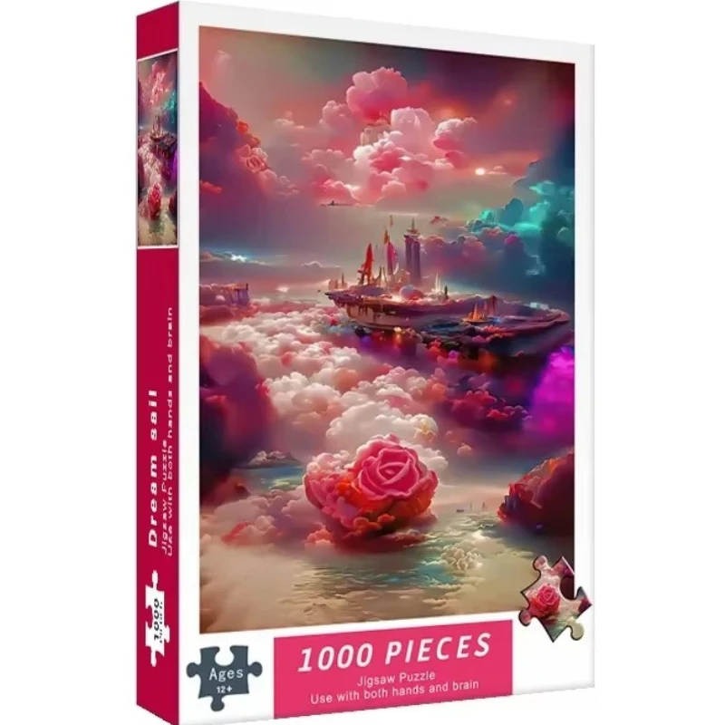 1000 Pieces Puzzle for Adult Dream Sail Difficulty Decompression Games Educational Toys Christmas Gift Decorative Painting
1000 Pieces Puzzle for Adult Dream Sail Difficulty Decompression Games Educational Toys Christmas Gift Decorative Painting