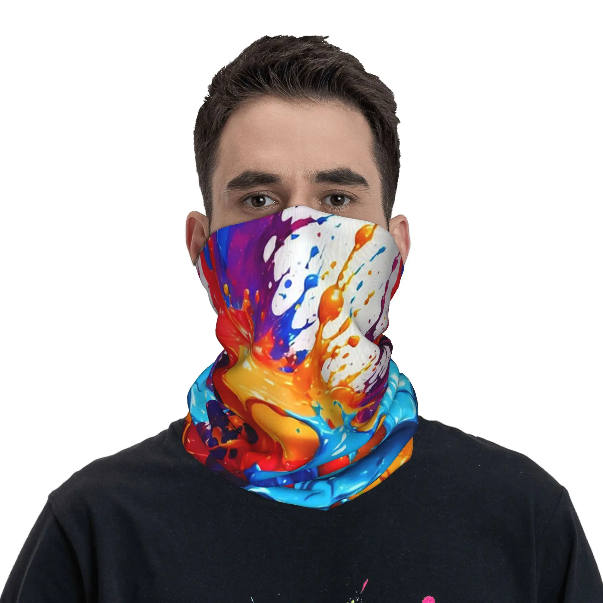 Paint Splash Bandana Neck Cover Printed Wrap Scarf Cycling Scarf Outdoor Sports for Men Women Adult Winter
Paint Splash Bandana Neck Cover Printed Wrap Scarf Cycling Scarf Outdoor Sports for Men Women Adult Winter