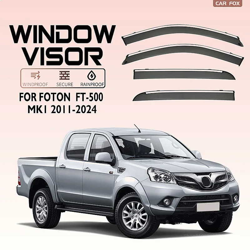 For FOTON FT-500 2011+ Car Window Visor Rain Sun Shade Awning Windshield Side Deflector Accessories
For FOTON FT-500 2011+ Car Window Visor Rain Sun Shade Awning Windshield Side Deflector Accessories