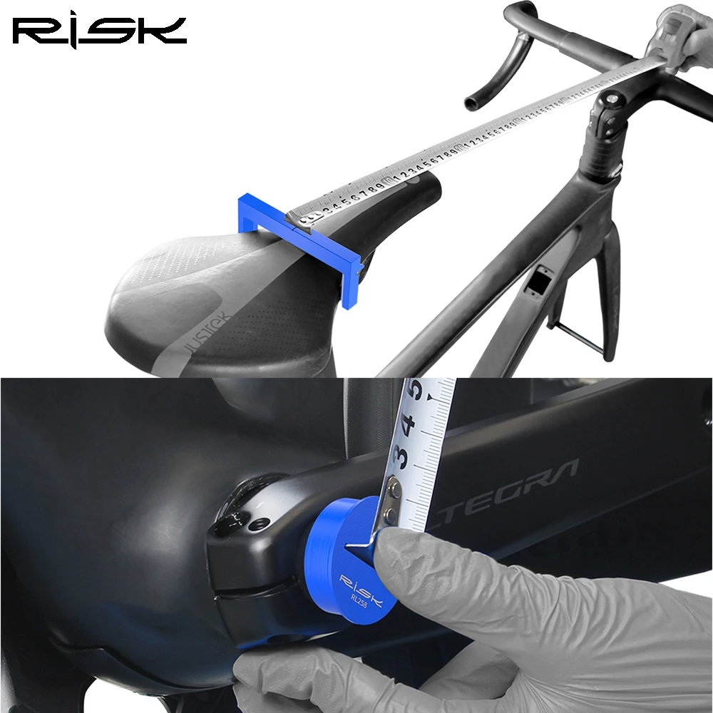 RISK Bicycle Seat Cushion Height Measuring Tool Bike Saddle Fitting Measurement Bottom Bracket Shell Center Positioning Gauge
RISK Bicycle Seat Cushion Height Measuring Tool Bike Saddle Fitting Measurement Bottom Bracket Shell Center Positioning Gauge