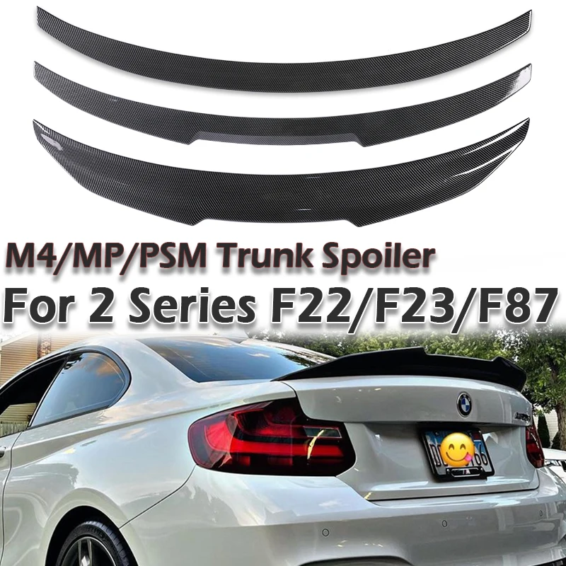 Rear Bumper Spoiler Lip Carbon Fiber MP M4 PSM Style Roof Trunk Wing Tail For BMW 2 Series F22 F23 F87 2014 -2021 Gloss Black
Rear Bumper Spoiler Lip Carbon Fiber MP M4 PSM Style Roof Trunk Wing Tail For BMW 2 Series F22 F23 F87 2014 -2021 Gloss Black