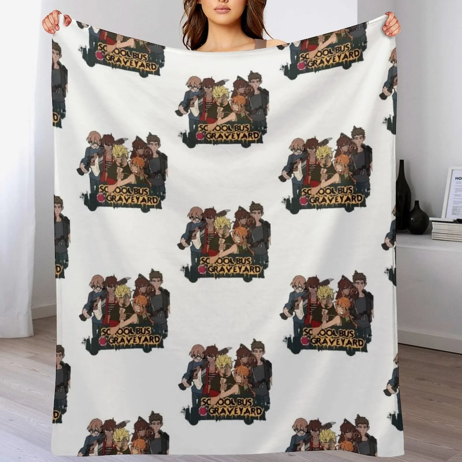 School Bus Graveyard Friends Gang Throw Blanket Cozy Throw Blanket for Bed Sofa Chair
School Bus Graveyard Friends Gang Throw Blanket Cozy Throw Blanket for Bed Sofa Chair