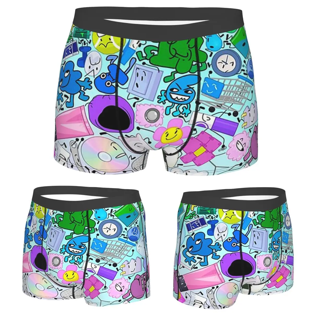 Boxer Underpants Shorts BFDI All Characters Panties Male Ventilate Underwear for Homme Man Boyfriend Gifts
Boxer Underpants Shorts BFDI All Characters Panties Male Ventilate Underwear for Homme Man Boyfriend Gifts