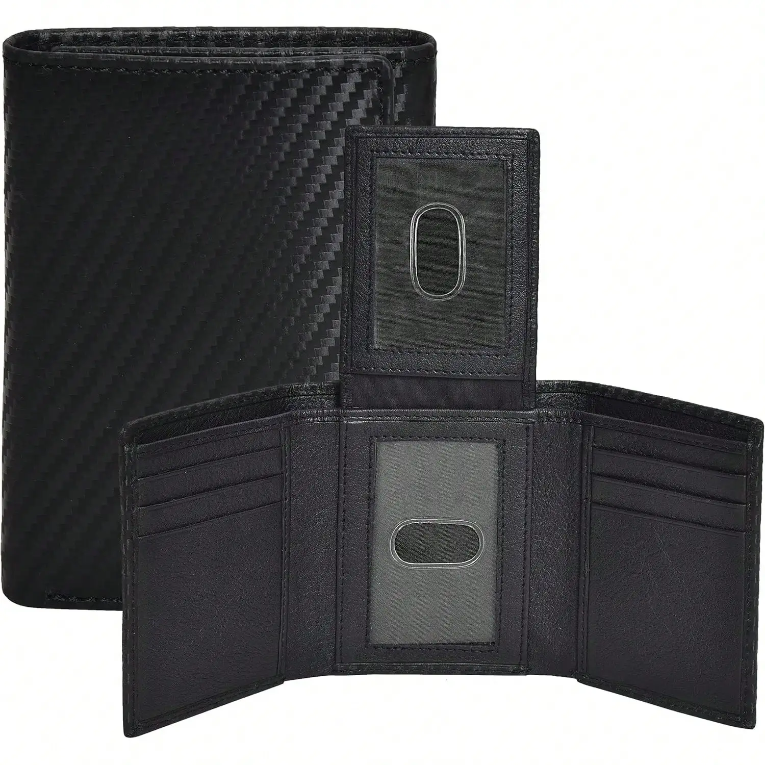 Real Leather Mens Trifold Wallet RFID Blocking Slim Minimalist Front Pocket - & Stylish With ID Window In Box
Real Leather Mens Trifold Wallet RFID Blocking Slim Minimalist Front Pocket - & Stylish With ID Window In Box