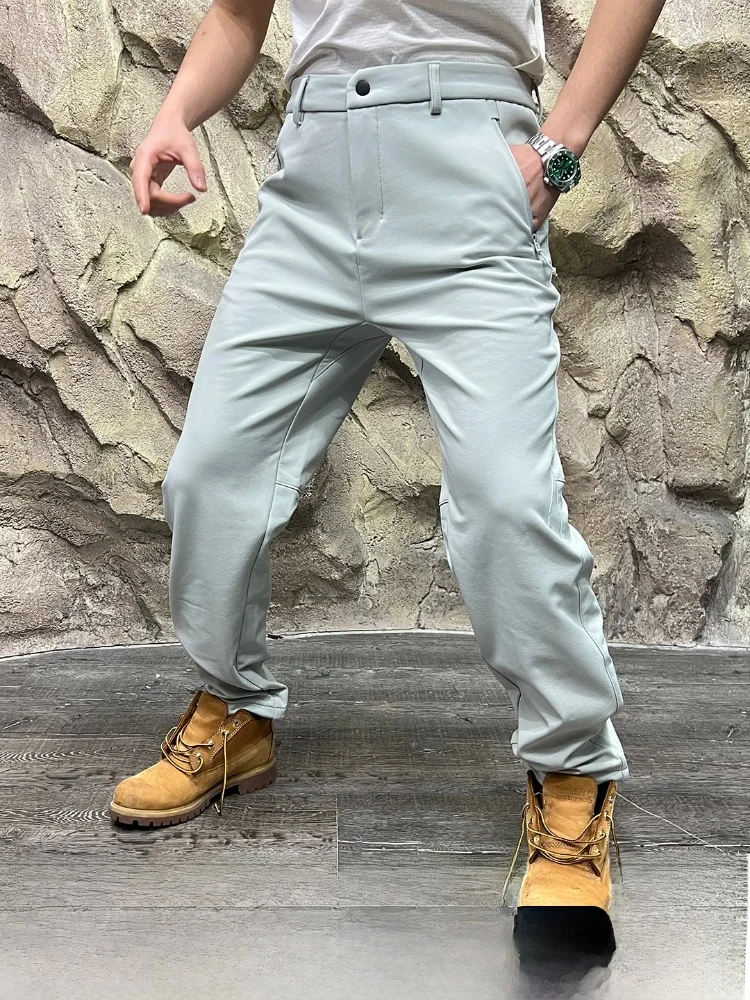 L-серии, прямые мягкие брюки ell, универсальные повседневные брюки из эластичной ткани для улицы, повседневные брюки для молодых мужчин
L-серии, прямые мягкие брюки ell, универсальные повседневные брюки из эластичной ткани для улицы, повседневные брюки для молодых мужчин