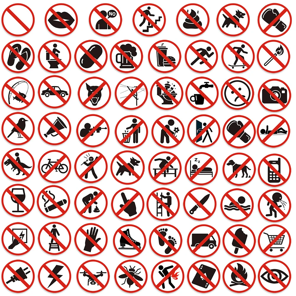 10/30/63pcs Warning Sign Funny Cartoon Stickers Waterproof Graffiti DIY Scrapbook Helmet Phone Laptop Danger Banning Decals Pack
10/30/63pcs Warning Sign Funny Cartoon Stickers Waterproof Graffiti DIY Scrapbook Helmet Phone Laptop Danger Banning Decals Pack