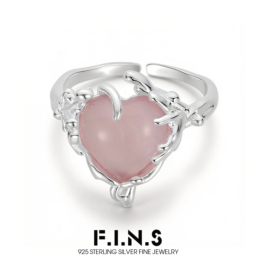 F.I.N.S Original Thorny Pink Agate S925 Sterling Silver Ring For Women Trendy Heart-Shaped Stone Finger Fine Jewelry Gifts
F.I.N.S Original Thorny Pink Agate S925 Sterling Silver Ring For Women Trendy Heart-Shaped Stone Finger Fine Jewelry Gifts
