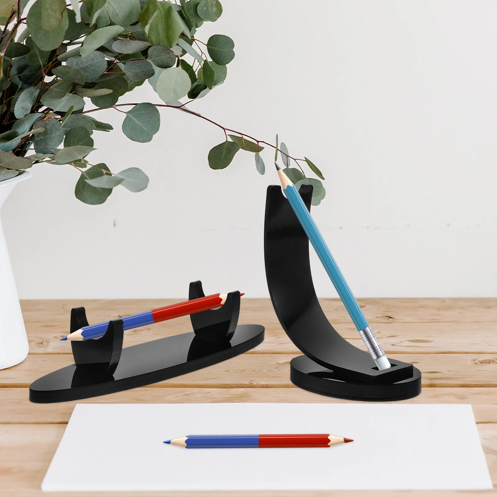 2pcs Acrylic Makeup Brush Holder Pen Display Stand For Pencil Ballpoint Pen Storage Rack Desktop Organizer Decor
2pcs Acrylic Makeup Brush Holder Pen Display Stand For Pencil Ballpoint Pen Storage Rack Desktop Organizer Decor