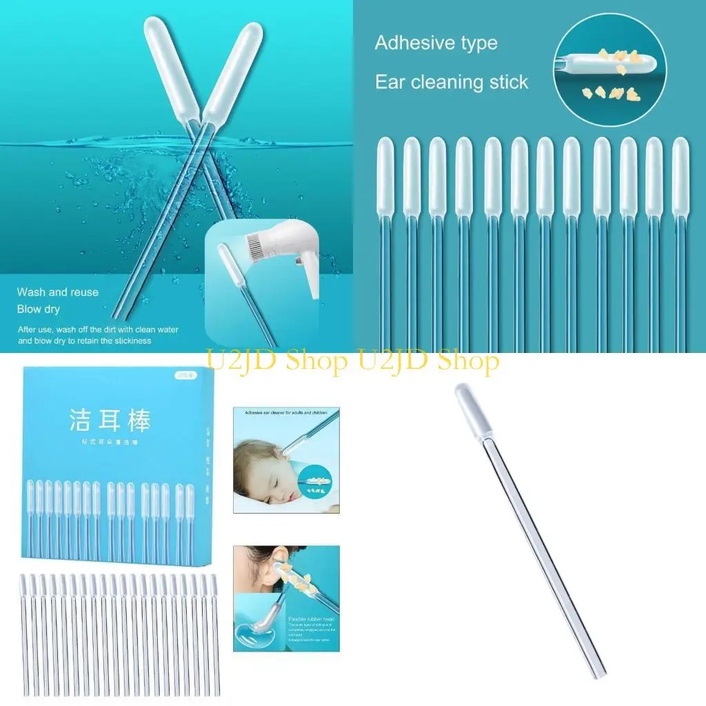 U2JD 20Pcs Disposable Ear Cleaners Soft Travel Friendly Ear Care Earwax Cleaning Sticks Suitable for Various Ear
U2JD 20Pcs Disposable Ear Cleaners Soft Travel Friendly Ear Care Earwax Cleaning Sticks Suitable for Various Ear