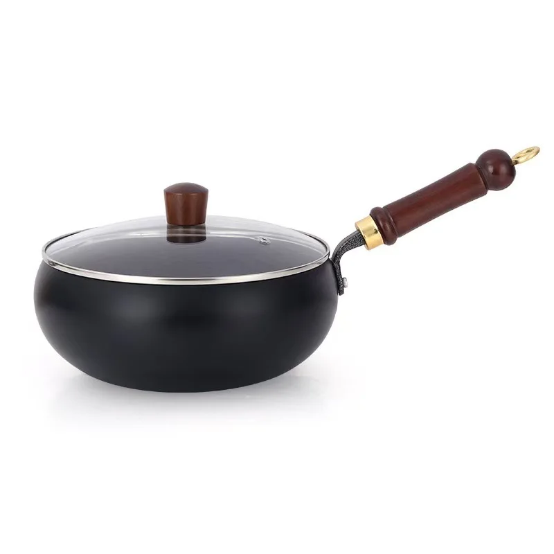 Big belly pot Household small iron pan Uncoated non-stick pan Flat bottom stir fry stew pan Small wok
Big belly pot Household small iron pan Uncoated non-stick pan Flat bottom stir fry stew pan Small wok