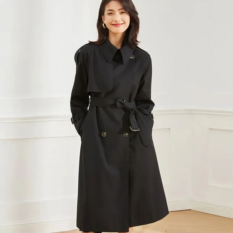 Khaki Trench Coat for Women 2025 Korean Fashion Winter Clothes Women British Style Double-breasted Long Coats and Jackets Women
Khaki Trench Coat for Women 2025 Korean Fashion Winter Clothes Women British Style Double-breasted Long Coats and Jackets Women