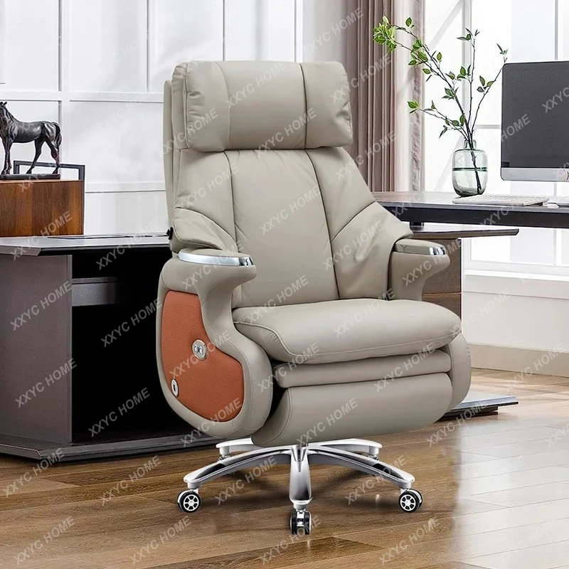 Smart massage electric leather boss chair office can lie down for lunch break comfortable sedentary
Smart massage electric leather boss chair office can lie down for lunch break comfortable sedentary