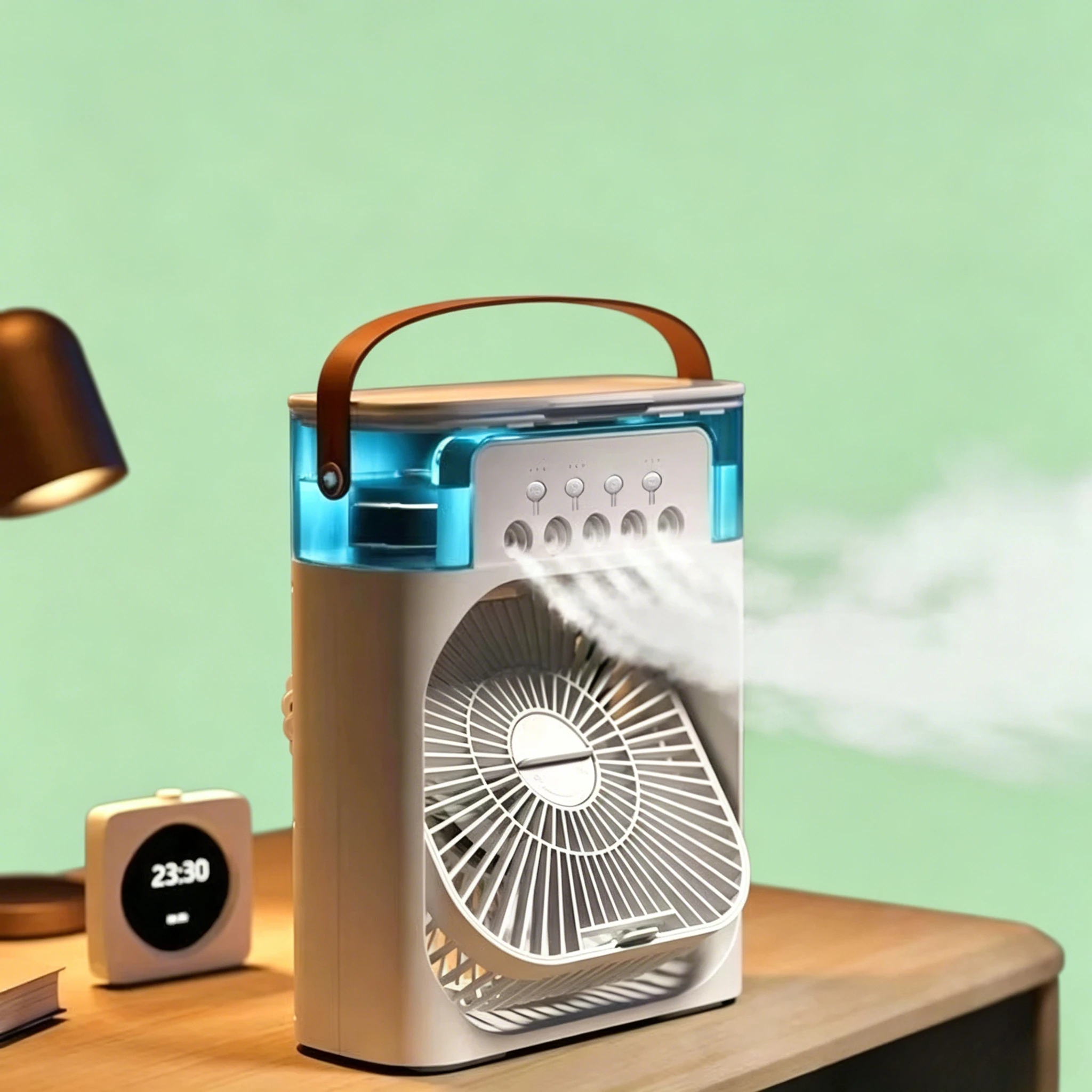 3 In 1 Portable Mini Air Cooler Fan LED Night Light Humidifier Desktop Air Conditioner Home Office Use
3 In 1 Portable Mini Air Cooler Fan LED Night Light Humidifier Desktop Air Conditioner Home Office Use