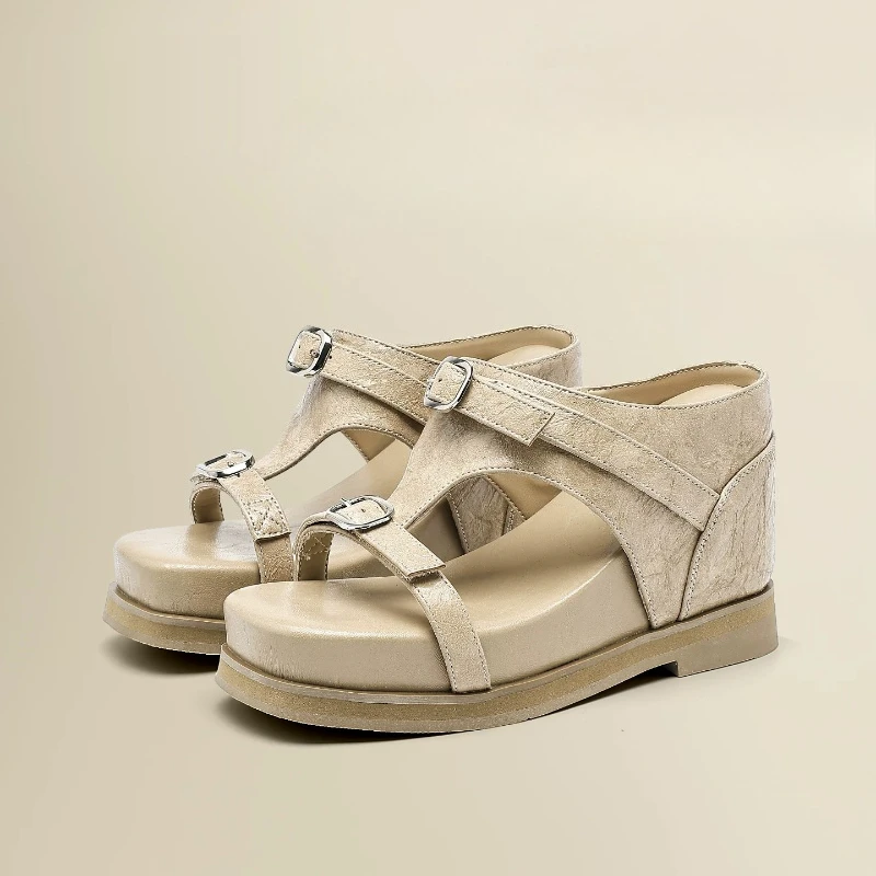 Thick-soled Square Heel Inner-stretching Buckle Waterproof Platform Versatile Comfortable Anti-slip Fashion Women's Slippers
Thick-soled Square Heel Inner-stretching Buckle Waterproof Platform Versatile Comfortable Anti-slip Fashion Women's Slippers