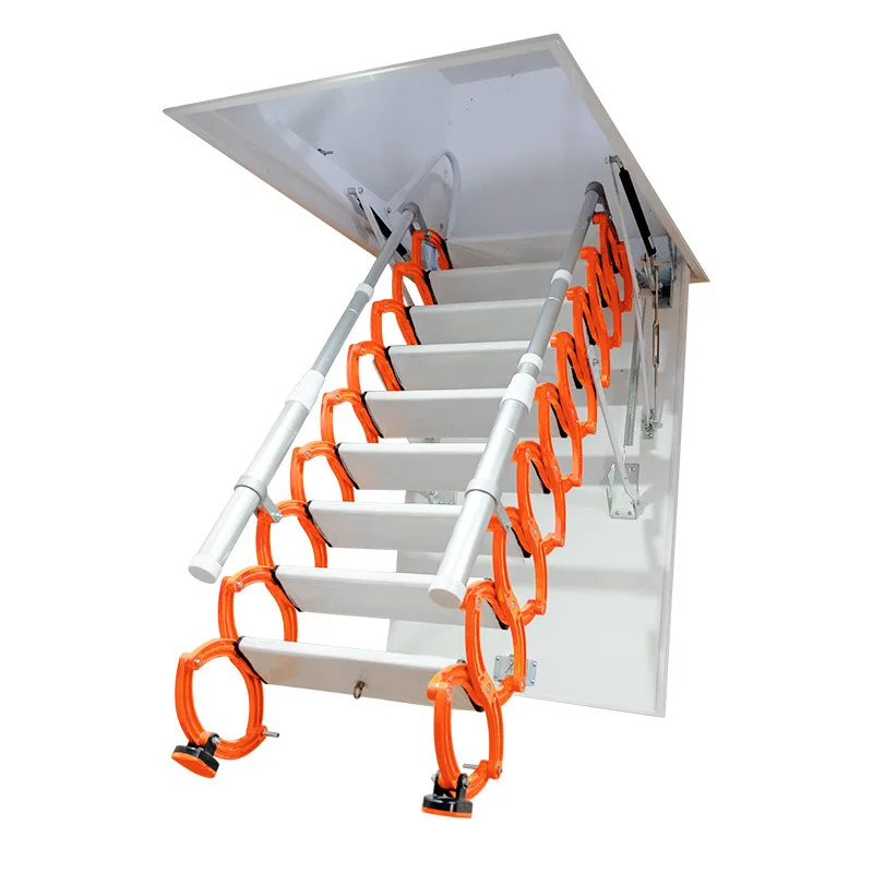 Attic telescopic stairs lifting duplex stretching electric folding invisible automatic indoor villa ladder
Attic telescopic stairs lifting duplex stretching electric folding invisible automatic indoor villa ladder
