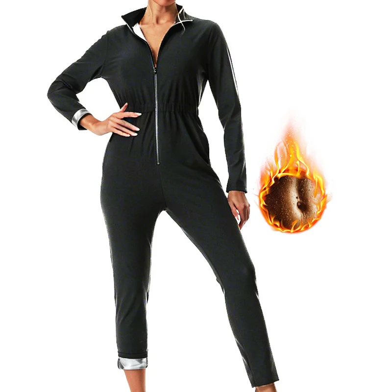 MrifDila Full Zip Up Sauna Sweating Bodysuit Long Sleeve Waist Elasic Band Hot Sweating Jumpsuit Turtle Neck Waist Trainer Sweat
MrifDila Full Zip Up Sauna Sweating Bodysuit Long Sleeve Waist Elasic Band Hot Sweating Jumpsuit Turtle Neck Waist Trainer Sweat