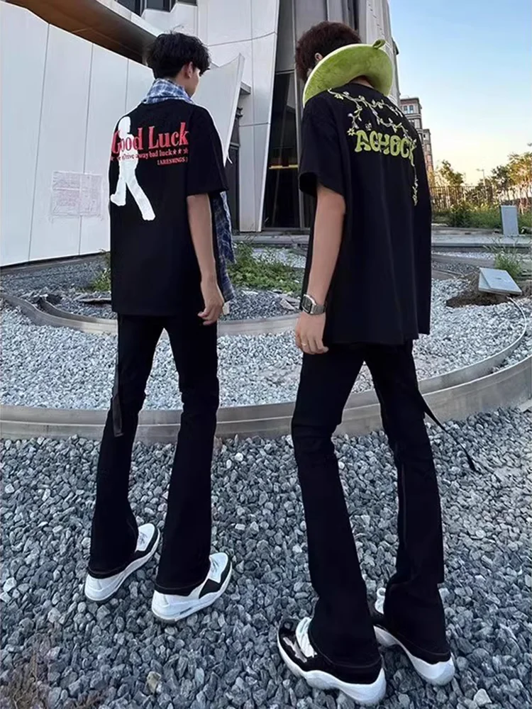 Джинсы Bla Bell Bot, мужские, приталенные, прямые, в стиле американского стритстайла, износостойкие, длинные брюки, весна-осень
Джинсы Bla Bell Bot, мужские, приталенные, прямые, в стиле американского стритстайла, износостойкие, длинные брюки, весна-осень