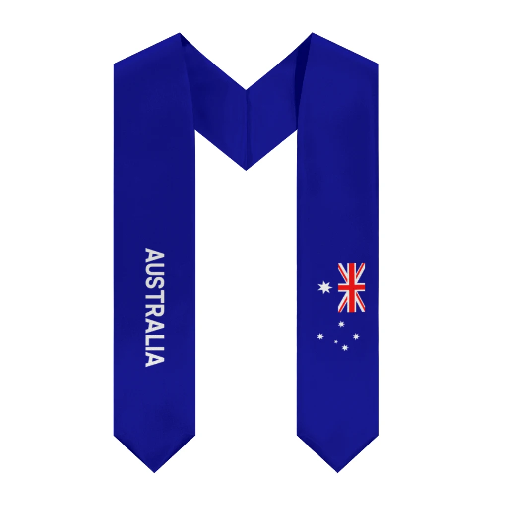 More design Graduation shawl Australia & United States Flag Stole Sash Honor Study Aboard International Students
More design Graduation shawl Australia & United States Flag Stole Sash Honor Study Aboard International Students