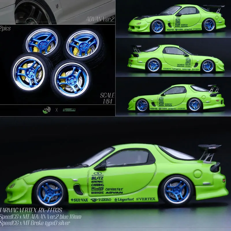 SpeedCG 1/64 55/38/37 10/11mm Car Modified Wheel Hub Resin Wheels Rubber Tires Suitable for 1:64 Static Model Cars Holiday Gifts
SpeedCG 1/64 55/38/37 10/11mm Car Modified Wheel Hub Resin Wheels Rubber Tires Suitable for 1:64 Static Model Cars Holiday Gifts