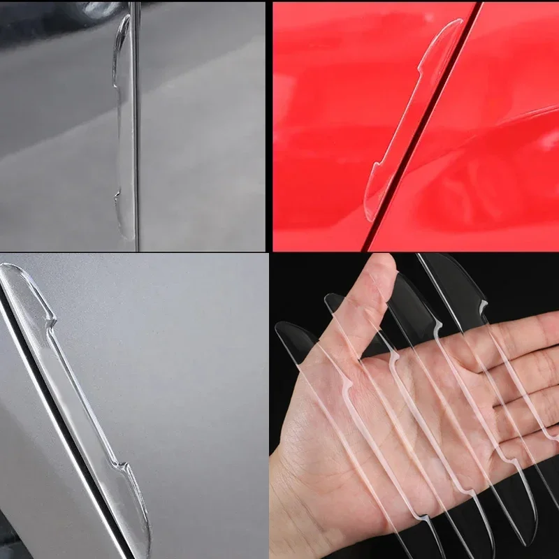 4PCS Car Door Transparent Anti-collision Protector Stickers Side Edge Protection Guards Rear View Mirror Cover Protection Strip 
4PCS Car Door Transparent Anti-collision Protector Stickers Side Edge Protection Guards Rear View Mirror Cover Protection Strip