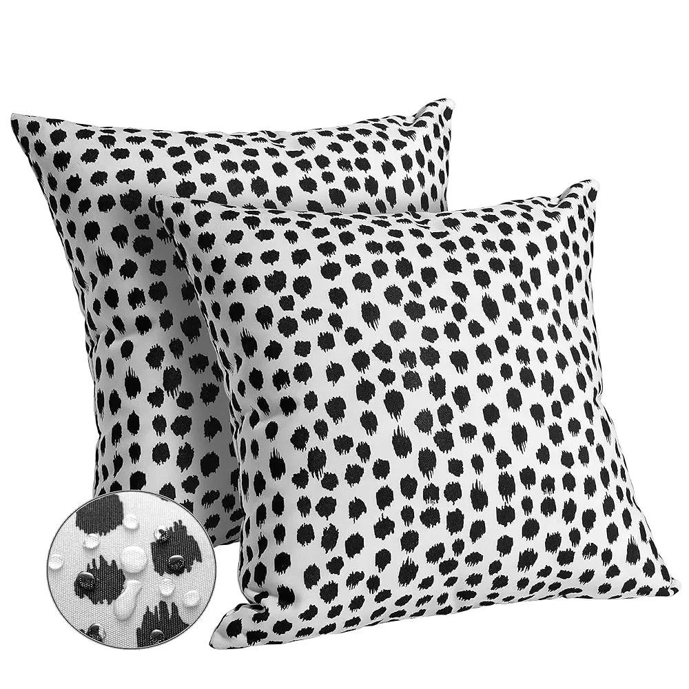 Outdoor Pillow Covers 18X18 Set Of 2 Boho Design Bla Polka Dot Decorations Pillows Summer Outdoor Waterproof Patio Furniture
Outdoor Pillow Covers 18X18 Set Of 2 Boho Design Bla Polka Dot Decorations Pillows Summer Outdoor Waterproof Patio Furniture