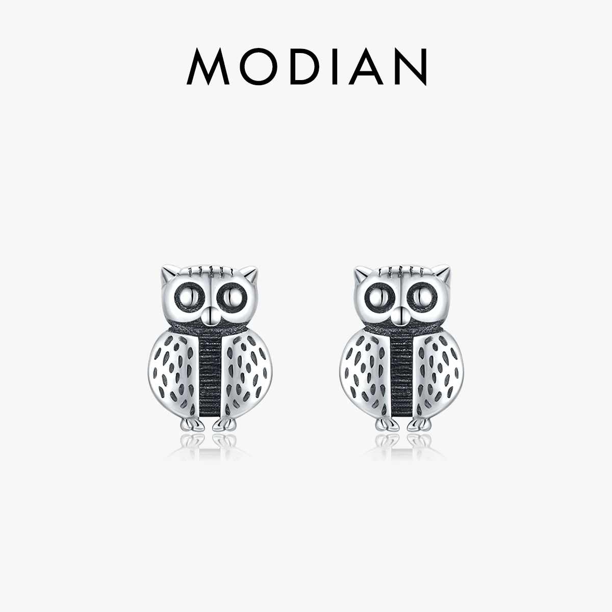 MODIAN Authentic 925 Sterling Silver Vintage Tiny Cute Owl Stud Earrings For Women Animal Series Design Fine Jewelry
MODIAN Authentic 925 Sterling Silver Vintage Tiny Cute Owl Stud Earrings For Women Animal Series Design Fine Jewelry