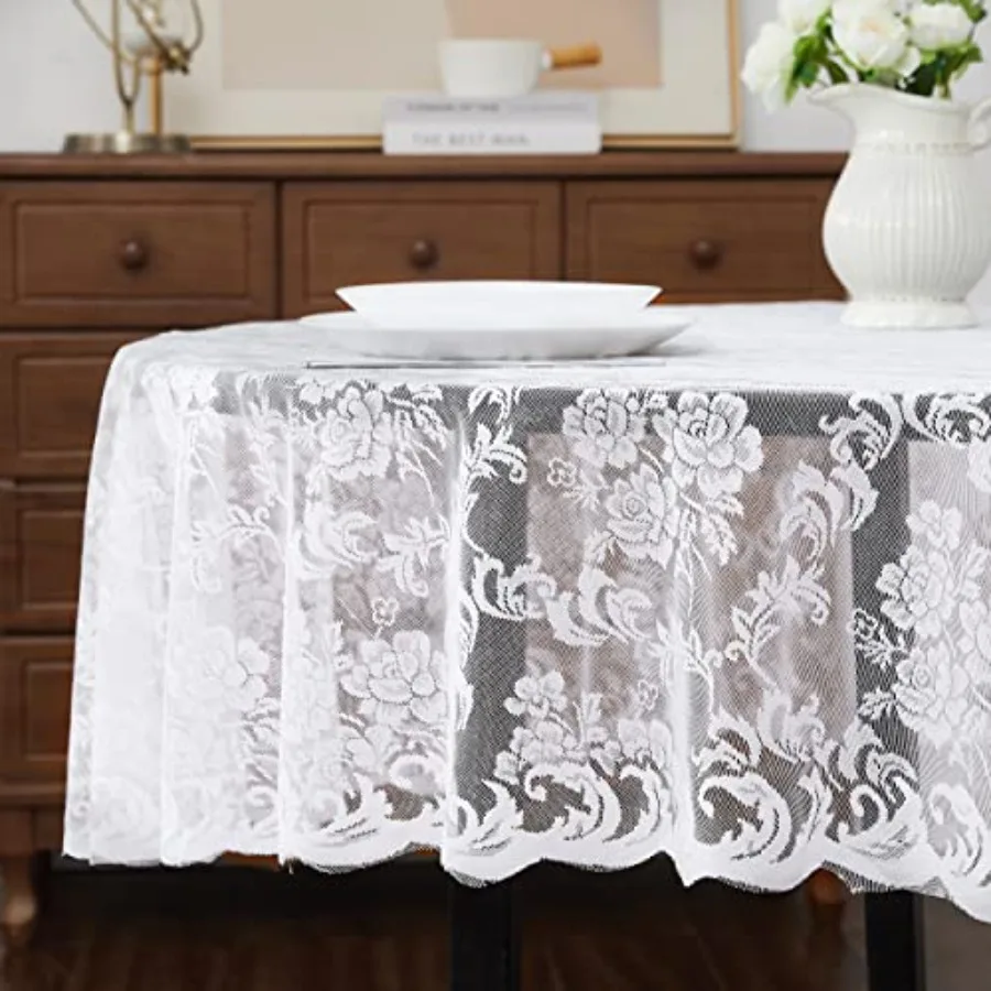 Extra Large Wedding Tablecloth. 132 Inch Circle Table Cover. Elegant Large Tablecloth Features Floral Design for Rustic Kitchen
Extra Large Wedding Tablecloth. 132 Inch Circle Table Cover. Elegant Large Tablecloth Features Floral Design for Rustic Kitchen