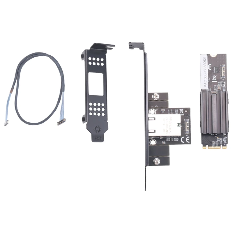 IOCREST 10000M Ethernet Card AQC107 Chip M.2 To Single Port 10 Gbase Ethernet Gigabit Nic B Key M Key 10G/2.5G/1000M
IOCREST 10000M Ethernet Card AQC107 Chip M.2 To Single Port 10 Gbase Ethernet Gigabit Nic B Key M Key 10G/2.5G/1000M