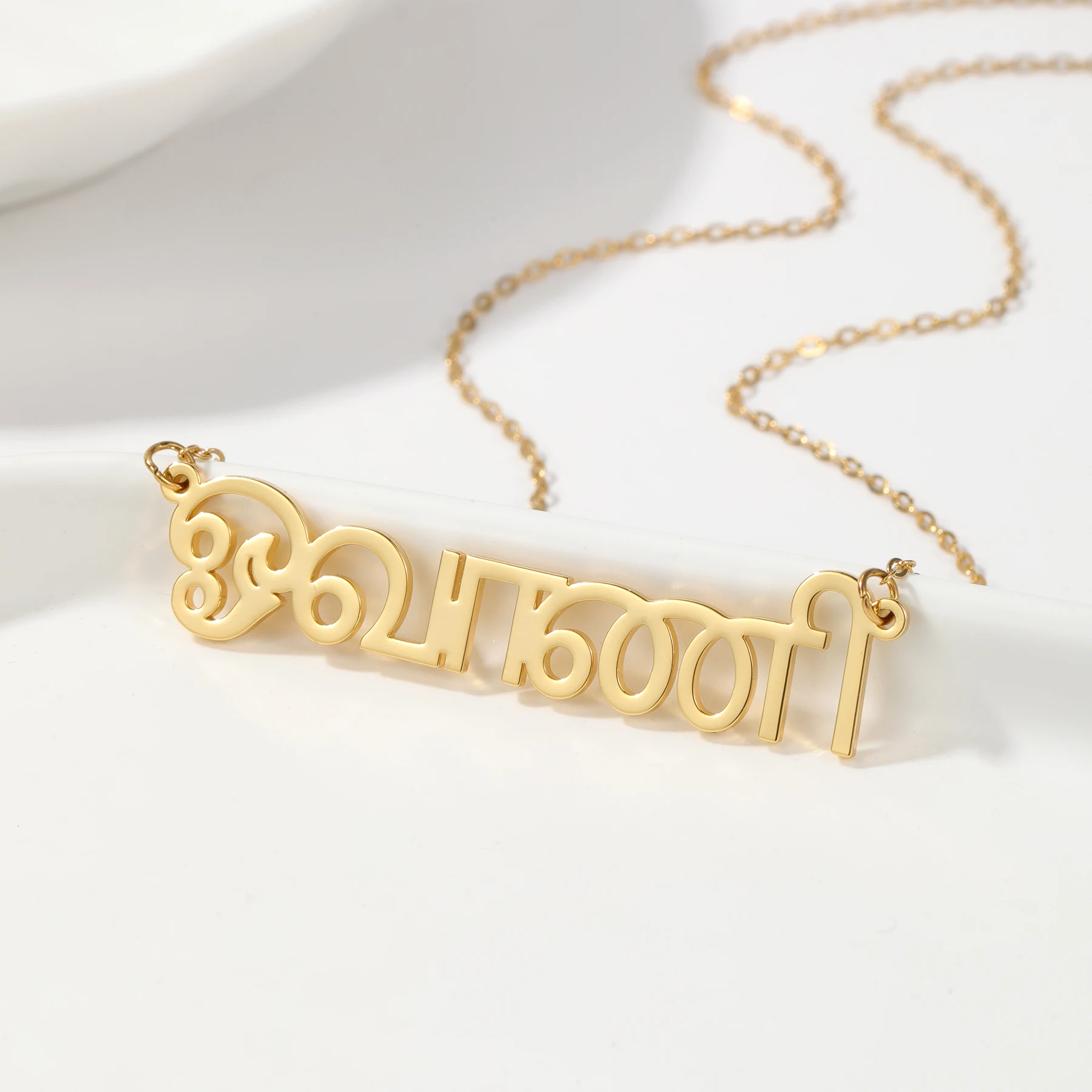 Zciti Personalized Hindi Name Necklace Customize Language Hindi Necklace Punjabi Necklace Mother's Day Jewelry for Her Gift
Zciti Personalized Hindi Name Necklace Customize Language Hindi Necklace Punjabi Necklace Mother's Day Jewelry for Her Gift
