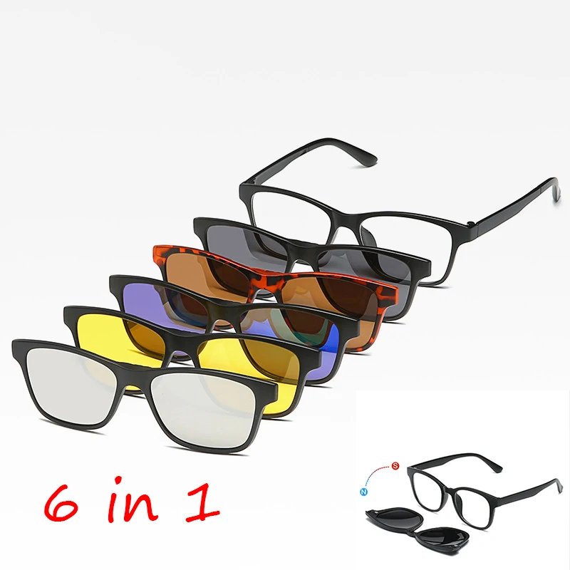 2025 6in1 TR hanging frame set for men and women sunshade sunglasses Magnetic frame sunglasses
2025 6in1 TR hanging frame set for men and women sunshade sunglasses Magnetic frame sunglasses