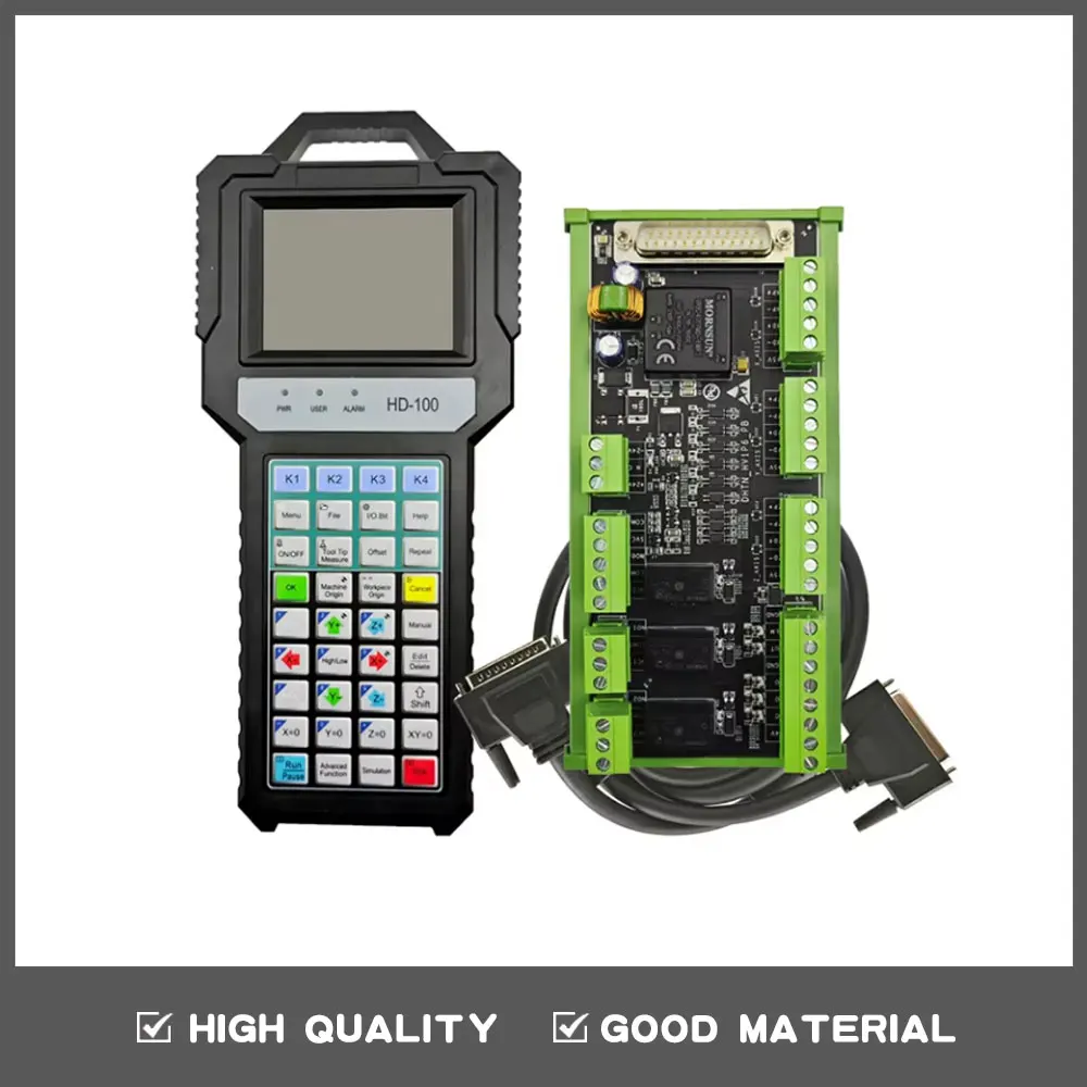 CNC engraving hanld machine controller HD-100 3-axis engraving and milling machine handheld control system Cyclmition
CNC engraving hanld machine controller HD-100 3-axis engraving and milling machine handheld control system Cyclmition