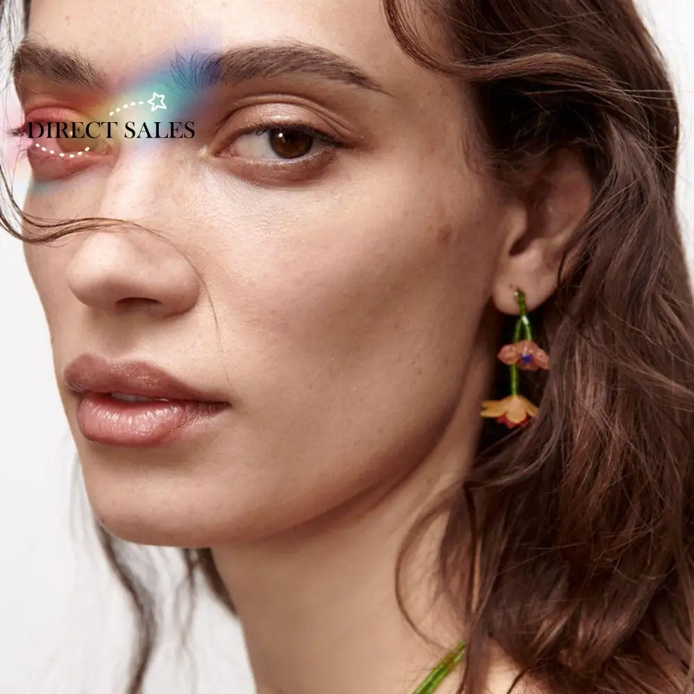 Handmade Resin Flower Necklace Minority Design Jewelry Accessories Beaded Dangle Earring Korean Style Tassel Asymmetric Earrings
Handmade Resin Flower Necklace Minority Design Jewelry Accessories Beaded Dangle Earring Korean Style Tassel Asymmetric Earrings