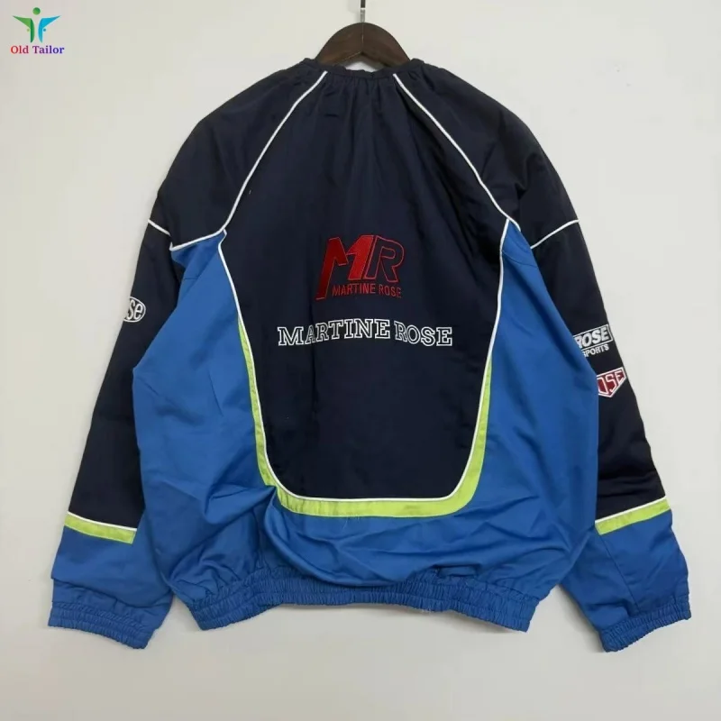 Martine Rose Royal Blue Racing Jacket Premium Patchwork Stripes Embroidery Relaxed Fit Casual Jacket
Martine Rose Royal Blue Racing Jacket Premium Patchwork Stripes Embroidery Relaxed Fit Casual Jacket