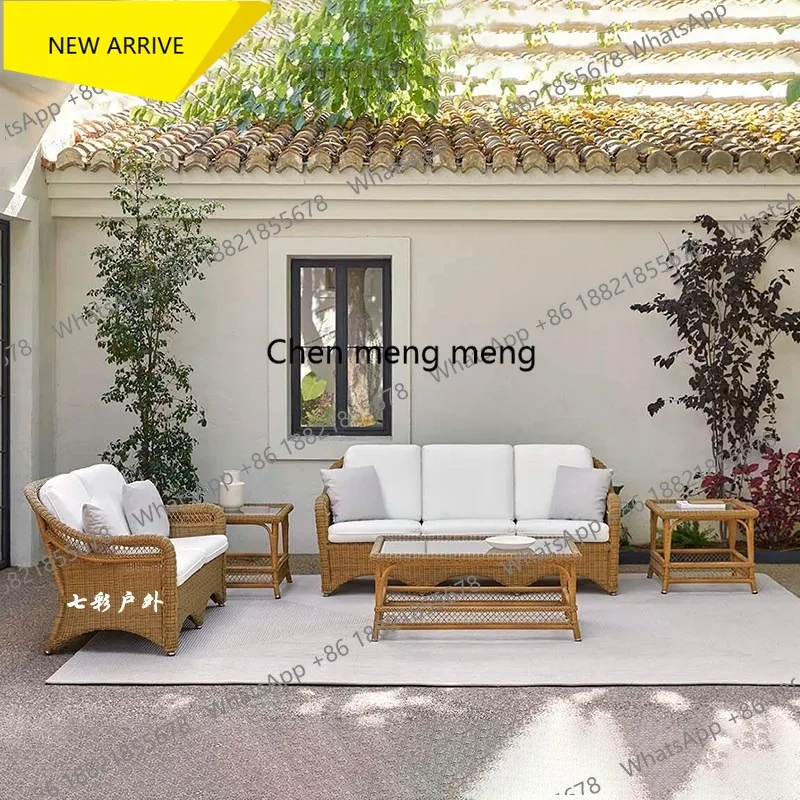 G153 Outdoor sofa courtyard villa rattan furniture leisure outdoor terrace balcony rattan chair sofa combination
G153 Outdoor sofa courtyard villa rattan furniture leisure outdoor terrace balcony rattan chair sofa combination