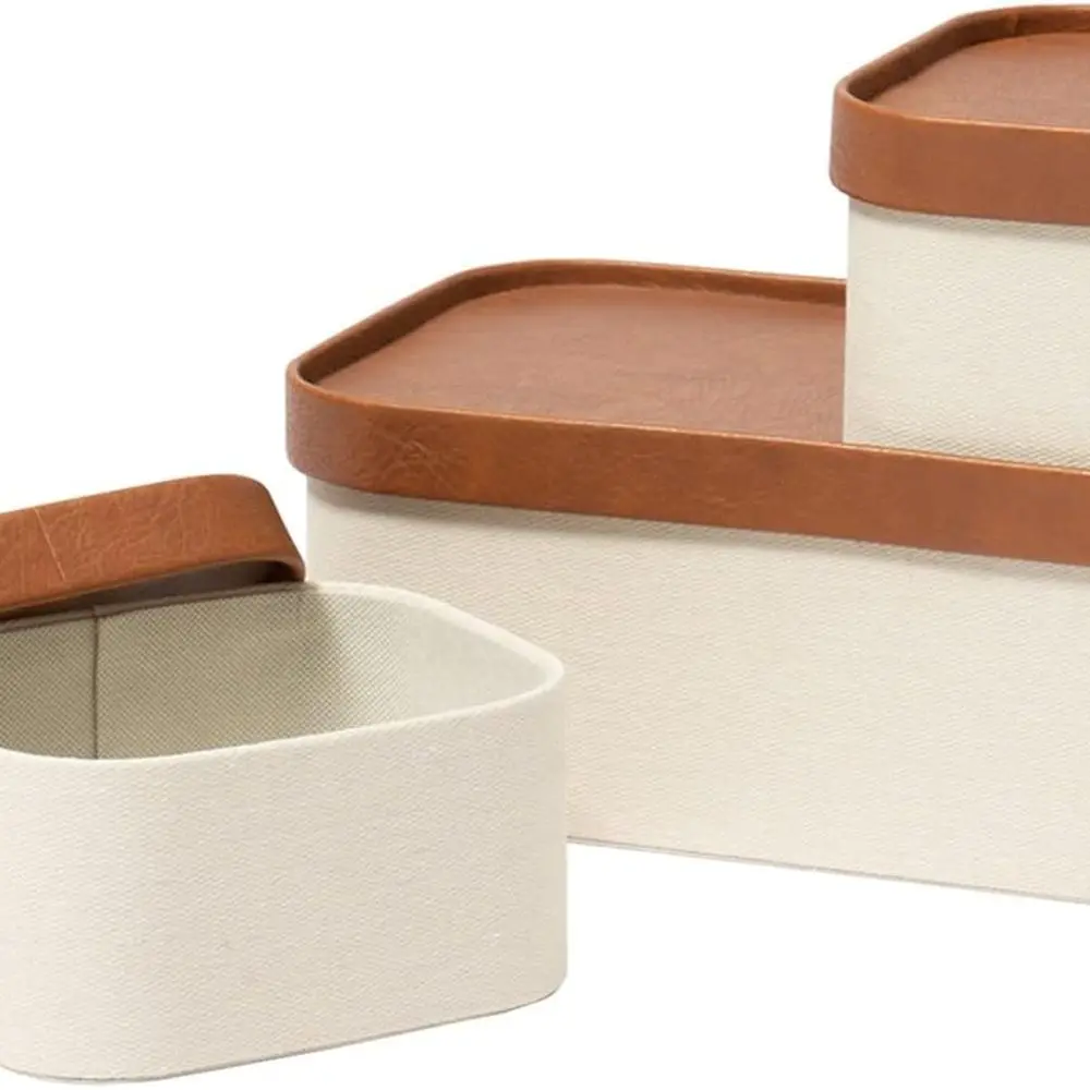 Бежевые коробки для хранения из кожи, штабелируемые бумажные корзины для дома, современные органайзеры для ювелирных изделий, полок и ванных комнат
Бежевые коробки для хранения из кожи, штабелируемые бумажные корзины для дома, современные органайзеры для ювелирных изделий, полок и ванных комнат