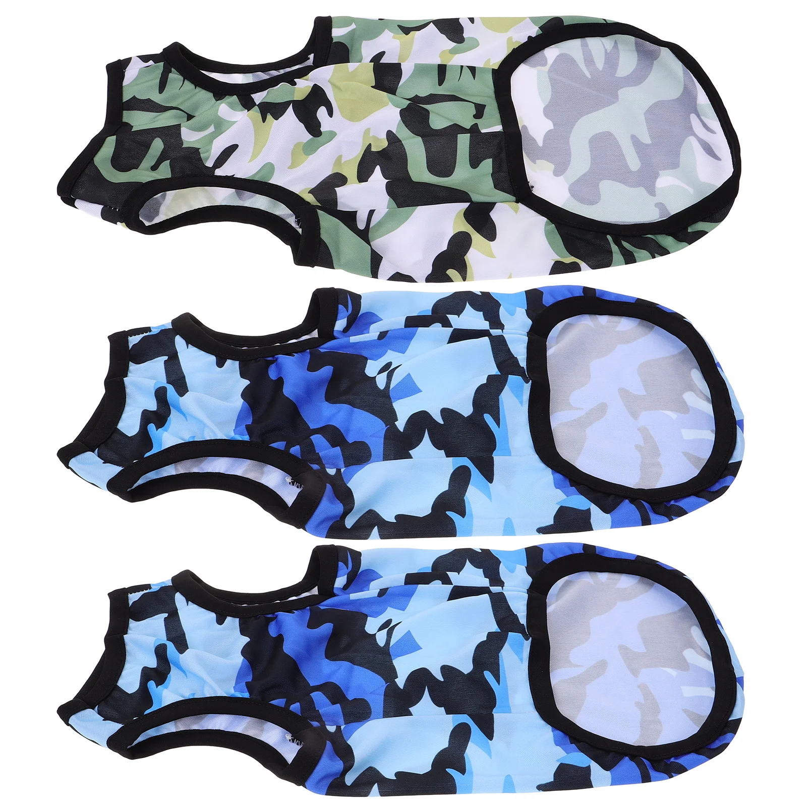 3Pcs Pet Camouflage Shirt Dog Comfortable Vest Puppy Pullover Apparel for Indoor Outdoor Daily Wear Fashion Style
3Pcs Pet Camouflage Shirt Dog Comfortable Vest Puppy Pullover Apparel for Indoor Outdoor Daily Wear Fashion Style