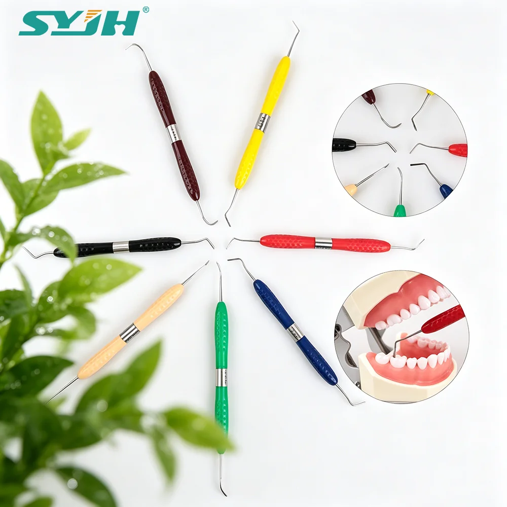 SYJH Dental Resin Filler Kit Resin Knife Spatula Silicone Handle Plastic Dresser Dentistry Aesthetic Restorative Equipment Tools
SYJH Dental Resin Filler Kit Resin Knife Spatula Silicone Handle Plastic Dresser Dentistry Aesthetic Restorative Equipment Tools