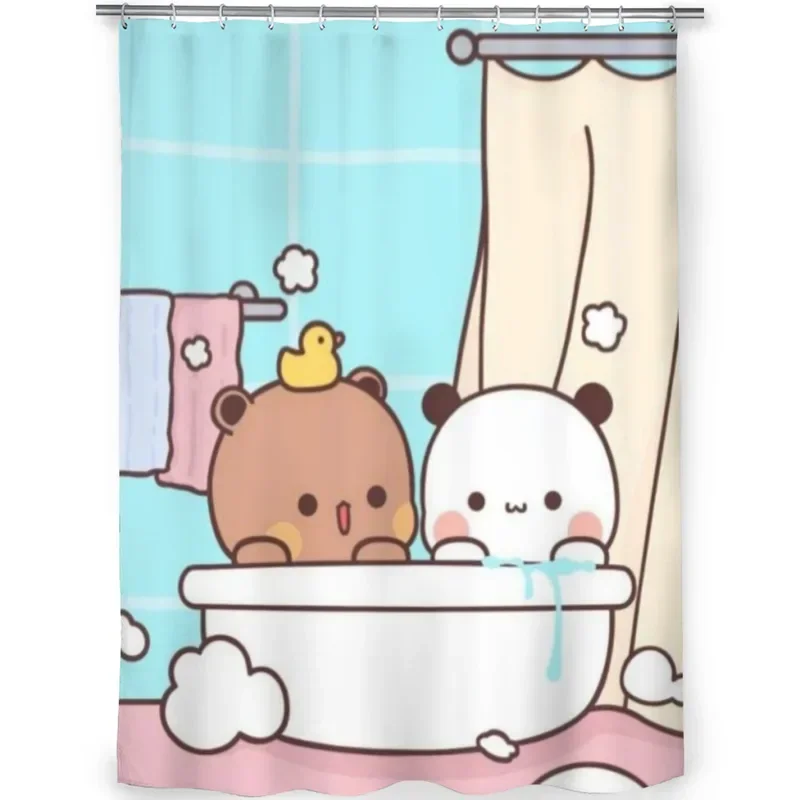 PO01 Shower curtain Bathroom Cute Bear Pnada Bubu Dudu decor Modern household items Bathroom curtain Graduation gift Festival
PO01 Shower curtain Bathroom Cute Bear Pnada Bubu Dudu decor Modern household items Bathroom curtain Graduation gift Festival