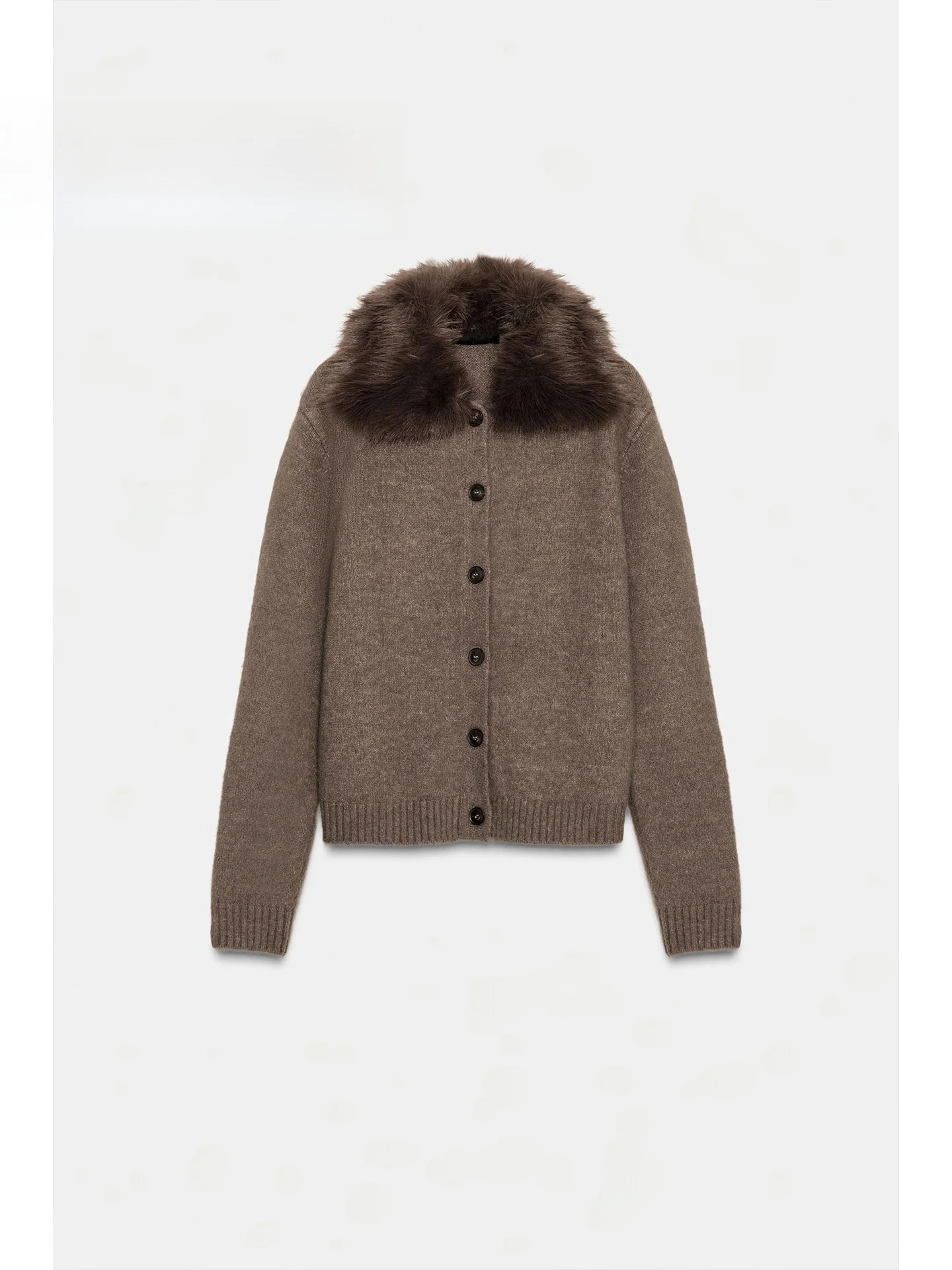 Winter 2025 Women's American Retro Style Knitted Coat Fake Fur Effect Turn-down Collar Long Sleeve Casual High-End Feeling
Winter 2025 Women's American Retro Style Knitted Coat Fake Fur Effect Turn-down Collar Long Sleeve Casual High-End Feeling