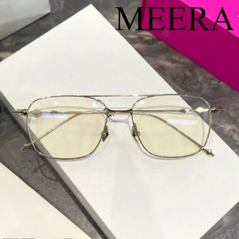 Korea Titanium Vintage GM Eyewear Square Double Bridge MET Eyeglasses Frame Prescription Myopia Optical Men Retro Glasses Frames
Korea Titanium Vintage GM Eyewear Square Double Bridge MET Eyeglasses Frame Prescription Myopia Optical Men Retro Glasses Frames