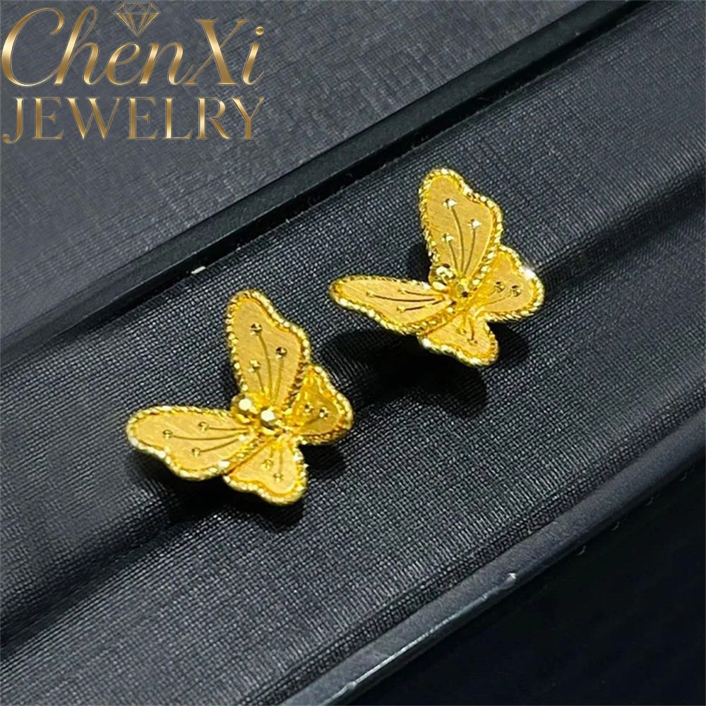 Sand Gold Three-Dimensional Butterfly Pendant, Rings And Earrings Luxury Quality Fashion Fine Jewelry Exquisite Charms Popular
Sand Gold Three-Dimensional Butterfly Pendant, Rings And Earrings Luxury Quality Fashion Fine Jewelry Exquisite Charms Popular