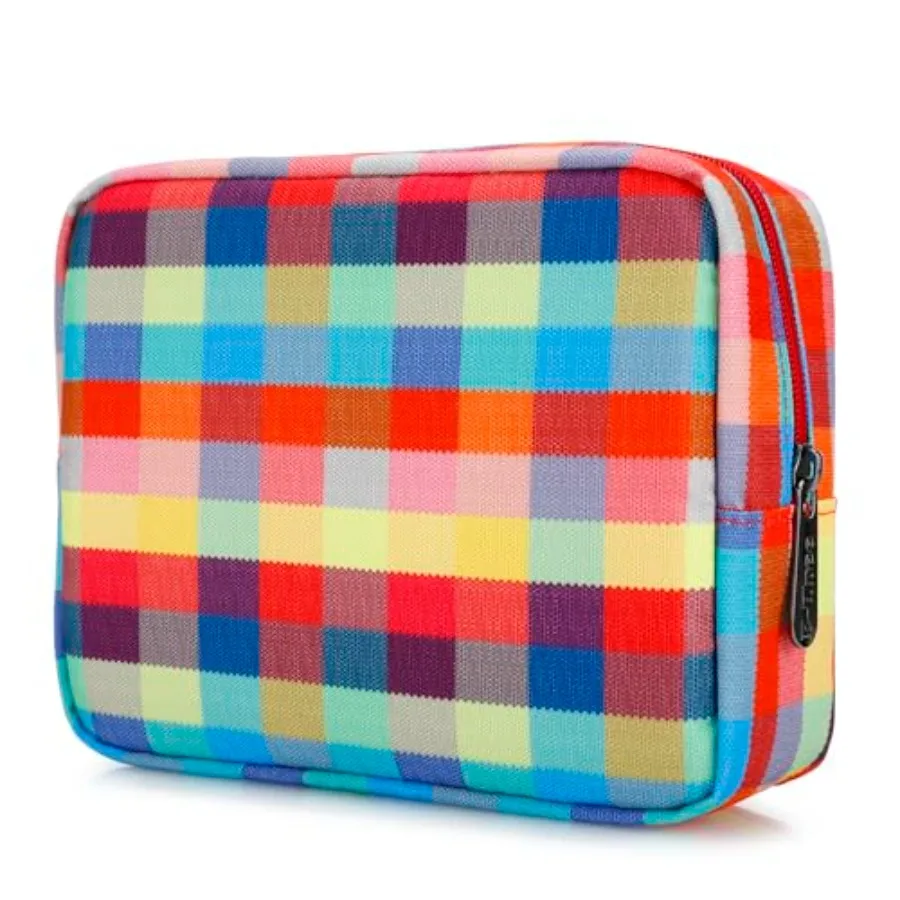 Cute Makeup Bag, Big Travel Make up Pouch, Zipper Large Toiletry Cosmetic Brush Skin Care Case for Women Man, Tech Electronic O
Cute Makeup Bag, Big Travel Make up Pouch, Zipper Large Toiletry Cosmetic Brush Skin Care Case for Women Man, Tech Electronic O