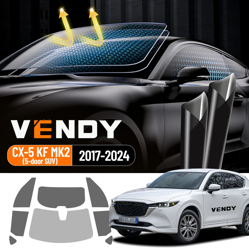 For Mazda CX-5 CX5 KF MK2 2017-2024 Pre-Cut Easy Install Car Window Tint Film Kit Solar Tinted Film Privacy,Heat &UV Protection
For Mazda CX-5 CX5 KF MK2 2017-2024 Pre-Cut Easy Install Car Window Tint Film Kit Solar Tinted Film Privacy,Heat &UV Protection