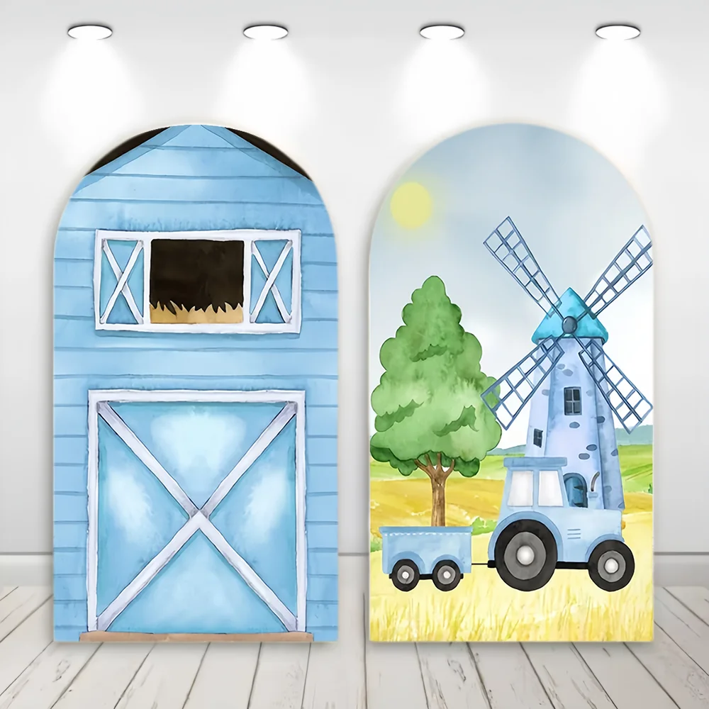 Farm Theme Arch Backdrop Cover Barn House Door Boy Girls Birthday Party Decor Blue Baby Shower Photography Background
Farm Theme Arch Backdrop Cover Barn House Door Boy Girls Birthday Party Decor Blue Baby Shower Photography Background