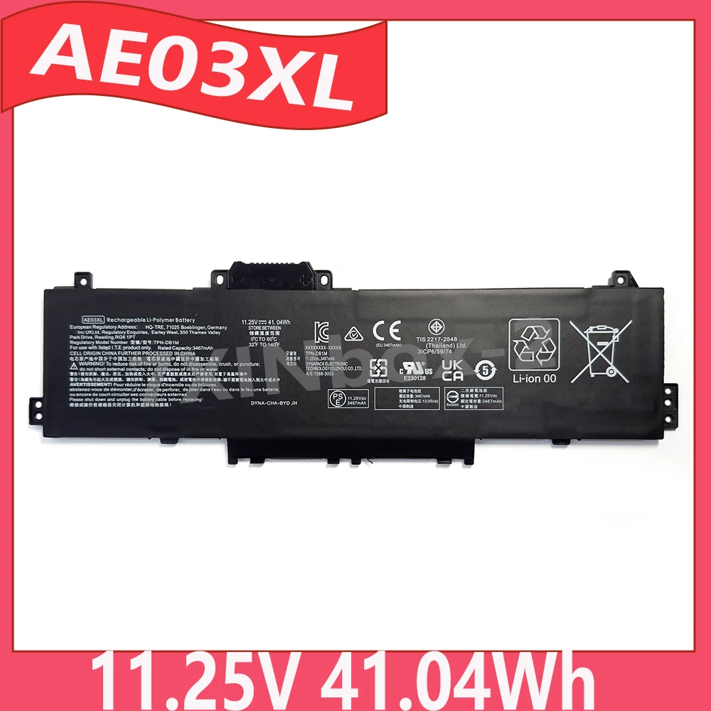AE03XL AE03041XL 11,25 В 41,04 Втч Аккумулятор для ноутбука HP 240 245 250 255 256 G10 14-EM 14-EP 15-FC 15-FD HSTNN-OB3E N21969-005 
AE03XL AE03041XL 11,25 В 41,04 Втч Аккумулятор для ноутбука HP 240 245 250 255 256 G10 14-EM 14-EP 15-FC 15-FD HSTNN-OB3E N21969-005