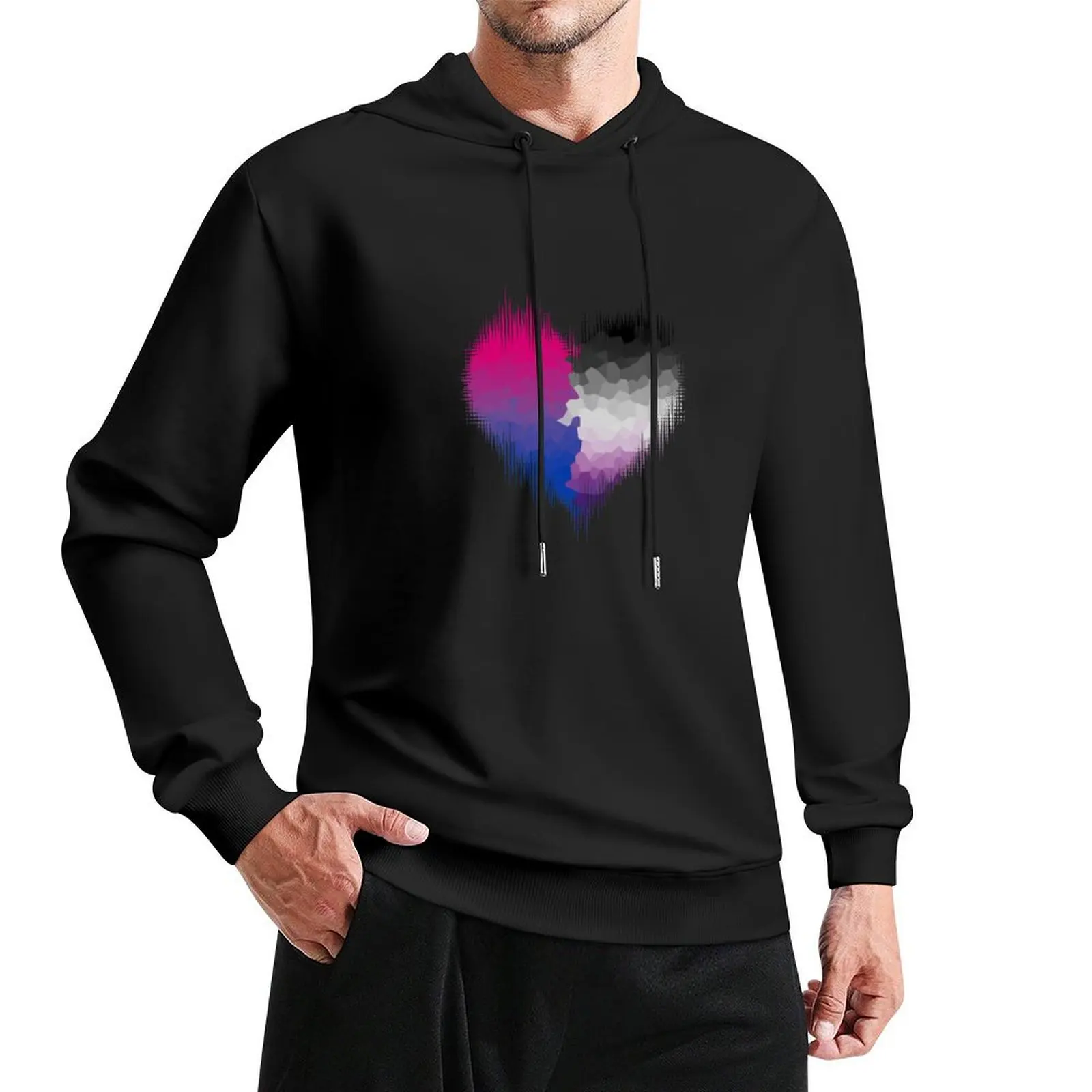 Asexual Biromantic Glitch Heart Pullover Hoodie hooded shirt graphic t shirts men tracksuit
Asexual Biromantic Glitch Heart Pullover Hoodie hooded shirt graphic t shirts men tracksuit