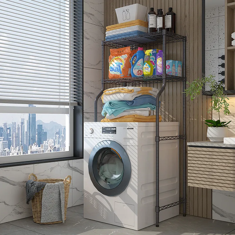 Washing Machine Shelf Roller Flip Toilet Storage Shelf Bathroom Balcony Waterproof Floor Metal Storage Rack
Washing Machine Shelf Roller Flip Toilet Storage Shelf Bathroom Balcony Waterproof Floor Metal Storage Rack