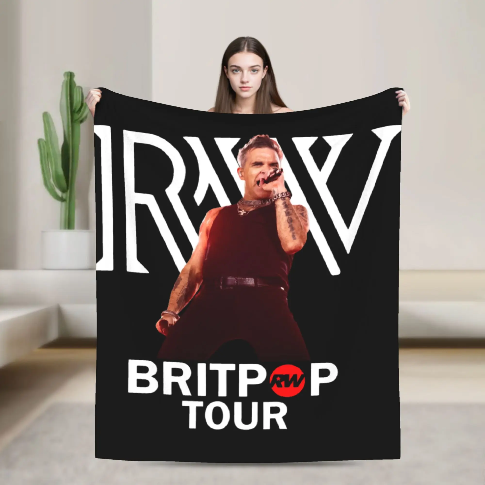 Robbie Williams Tour 2025 Blanket Warm Cozy Fluffy Throw Blankets for Bed 50x60 Inch Multi-size Rug Piece
Robbie Williams Tour 2025 Blanket Warm Cozy Fluffy Throw Blankets for Bed 50x60 Inch Multi-size Rug Piece