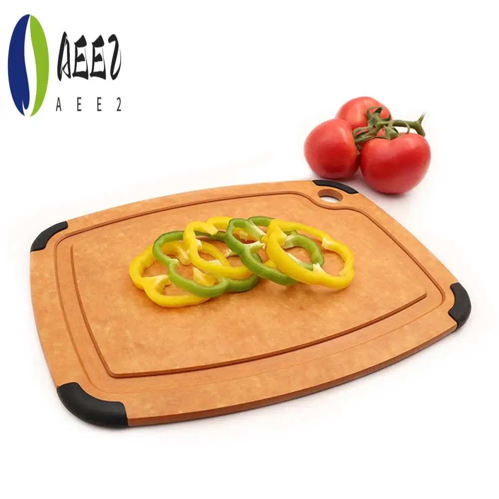 AEE2-Cutting Board For Kitchen- Natural Wood Fiber Composite, Dishwasher Safe, Eco-Friendly, Juice Grooves, Non-Slip Feet
AEE2-Cutting Board For Kitchen- Natural Wood Fiber Composite, Dishwasher Safe, Eco-Friendly, Juice Grooves, Non-Slip Feet