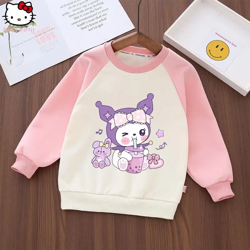 Футболка с длинными рукавами в стиле аниме Kawaii для девочек Kuromi, детские модные топы Cinnamoroll с героями мультфильмов, весна-осень, приятные для кожи
Футболка с длинными рукавами в стиле аниме Kawaii для девочек Kuromi, детские модные топы Cinnamoroll с героями мультфильмов, весна-осень, приятные для кожи